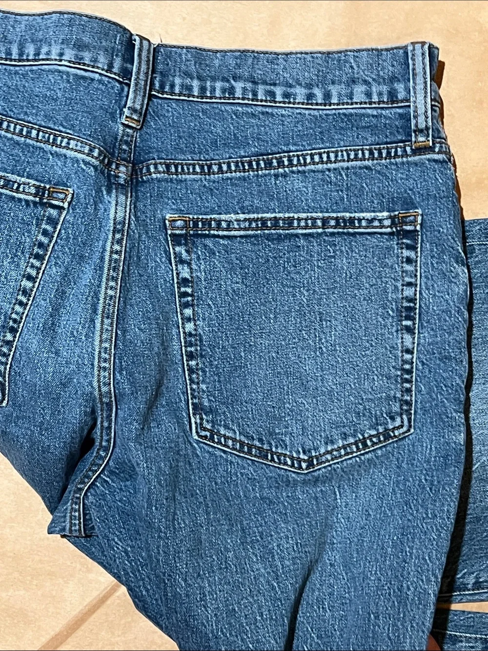 J. Crew Women's Full Length Wide-Leg Jeans in Medium Blue Denim size 30x30